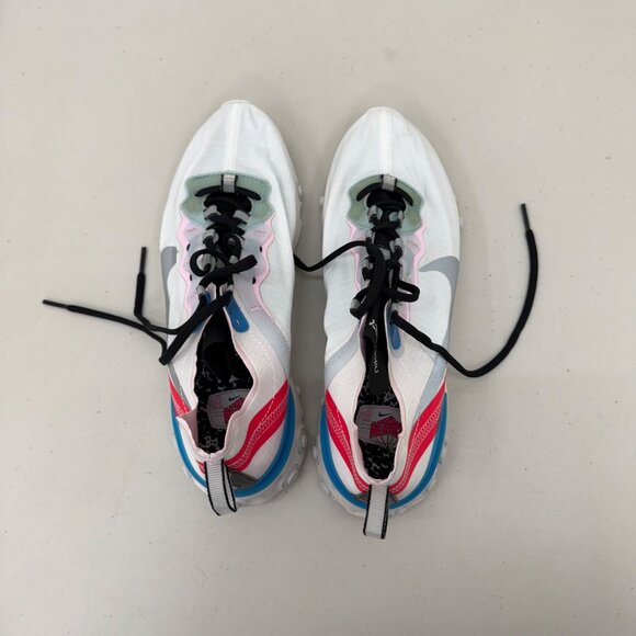 Nike React Element 55 Blue Hero Running Sneakers Shoes CK4462-100 Womens sz 9.5 - Picture 4 of 8